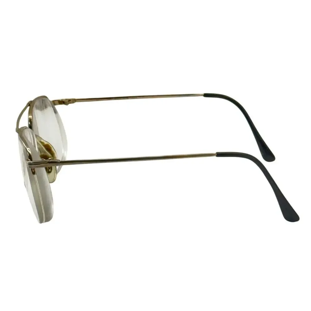 Marchon Flexon GER Flex 17 Gold Eyeglass Frames 59-17-145 Titanium